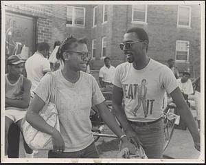 Robert “Bird” Richman and Stacy in Newtowne Court