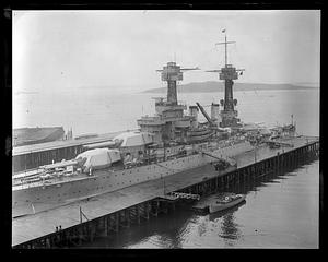 Unidentified battleship, possibly USS Colorado