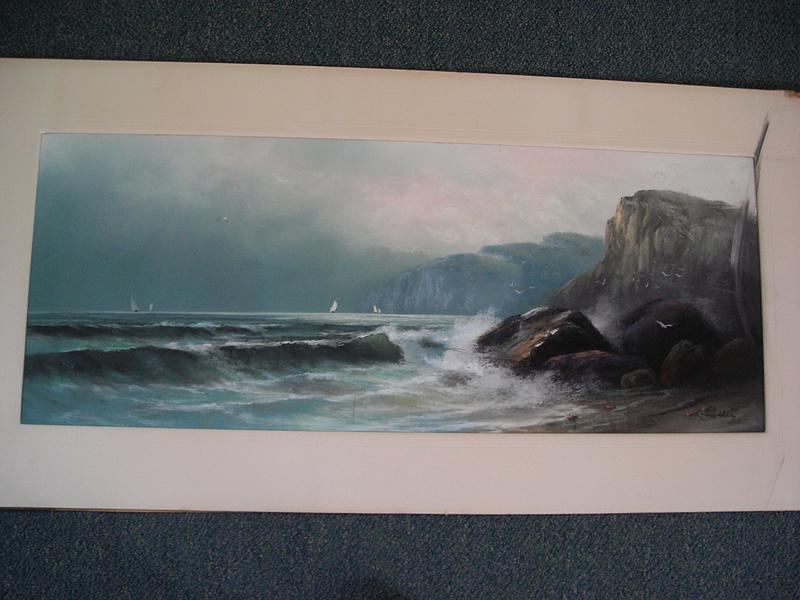 Scene of a rugged coast