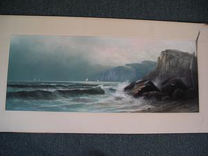Scene of a rugged coast