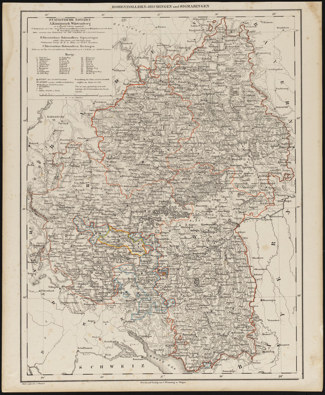 Hohenzollern-Hechingen und Sigmaringen