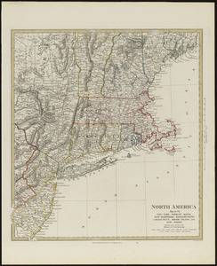 North America, sheet VI, New-York, Vermont, Maine, New-Hampshire, Massachusetts, Connecticut, Rhode-Island, and New-Jersey