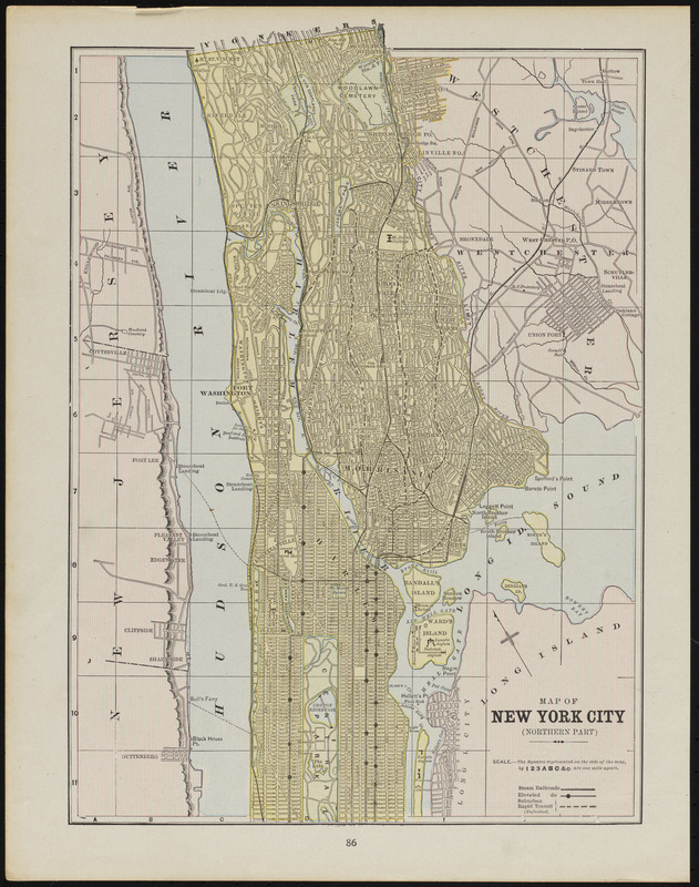 Map of New York City (southern part)