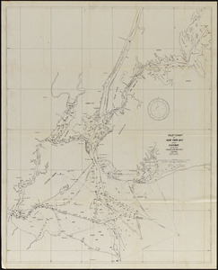 Pilot chart of New York Bay and Harbor for use with Krause's New York pilot courses