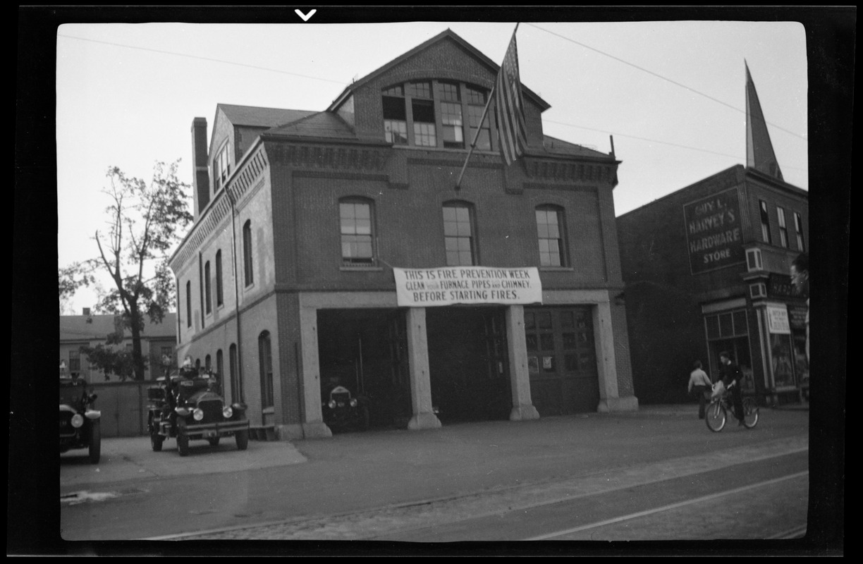 Engine no. 28 fire house, Centre St., Jamaica Plain