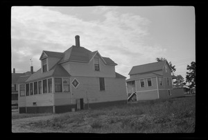 Rear of Mrs. Hutchinson's cottage, Ocean Park, Maine