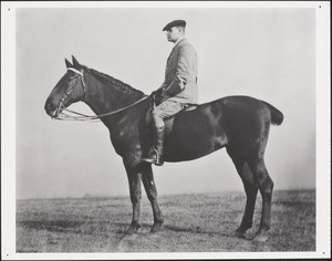 Edmund Hamilton Sears II, on a horse