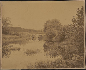Four Arch Bridge with man fishing