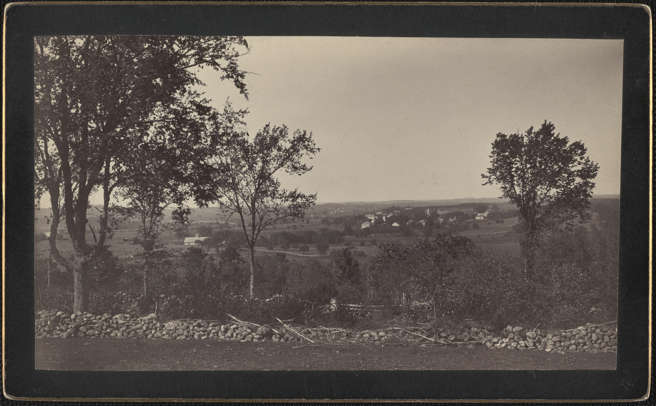 View of Wayland from Old Connecticut Path