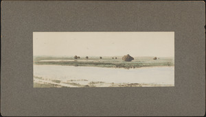 Haystacks on Sweetham Meadow along the Sudbury River