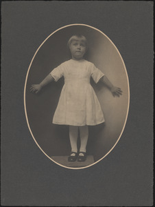 Isabel Wight, full portrait as a child