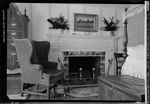 Pickering House, Salem, bedroom fireplace