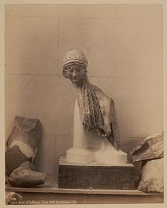 Bust of Athena, from old Parthenon. (?)