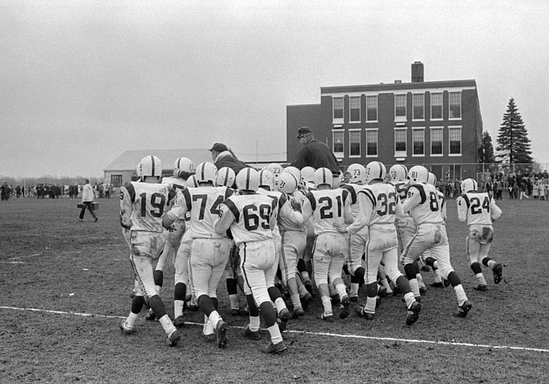 Football game, Dartmouth High School vs. Fairhaven High School