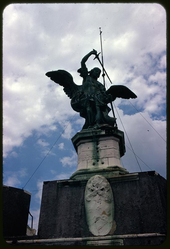 Statue of Saint Michael the Archangel, Castel Sant'Angelo, Rome, Italy