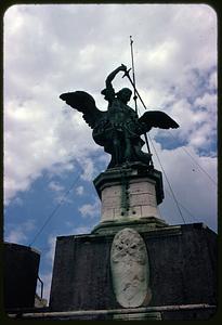 Statue of Saint Michael the Archangel, Castel Sant'Angelo, Rome, Italy