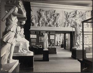 Classical sculpture gallery, Museum of Fine Arts, Boston