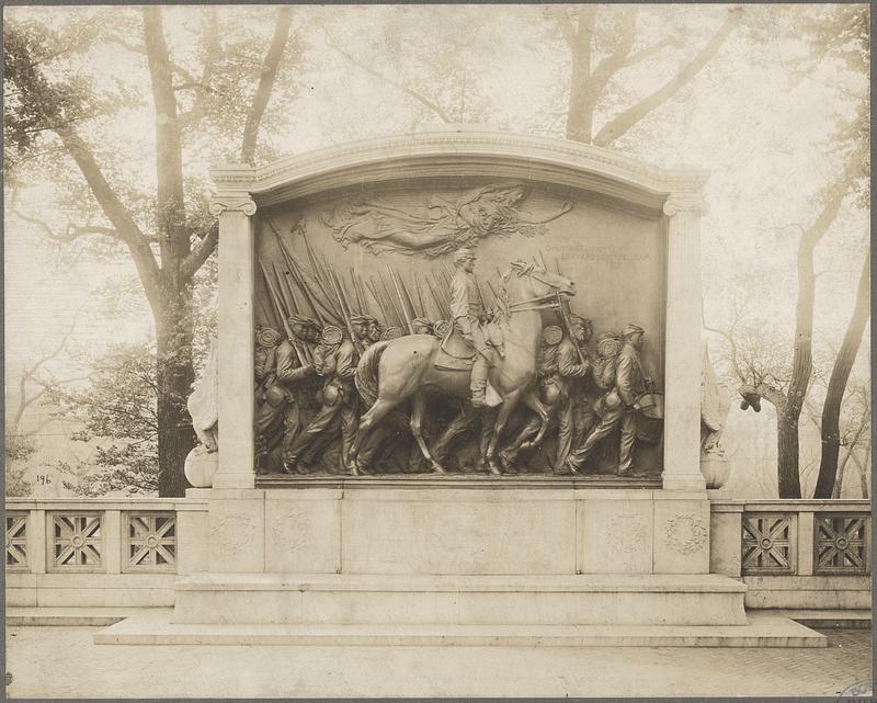 Memorial to Robert Gould Shaw, by Augustus Saint-Gaudens (Beacon Street, Boston, Massachusetts)