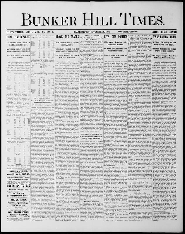 Bunker Hill Times, November 18, 1893 - Digital Commonwealth