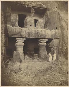 View of Cave No. 1, Kanheri Caves, India