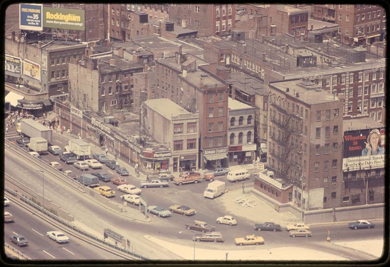 Cross Street & Hanover St. area from the Custom House Tower Boston North End