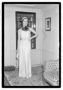 Woman in formal dress