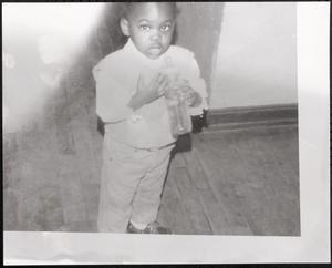 Toddler with a bottle