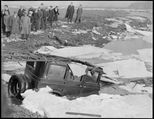 Phillip Lewitzky of 21 County Rd. Chelsea, drowns when his auto went off Lynn Boulevard into Point of Pines and Revere Creek