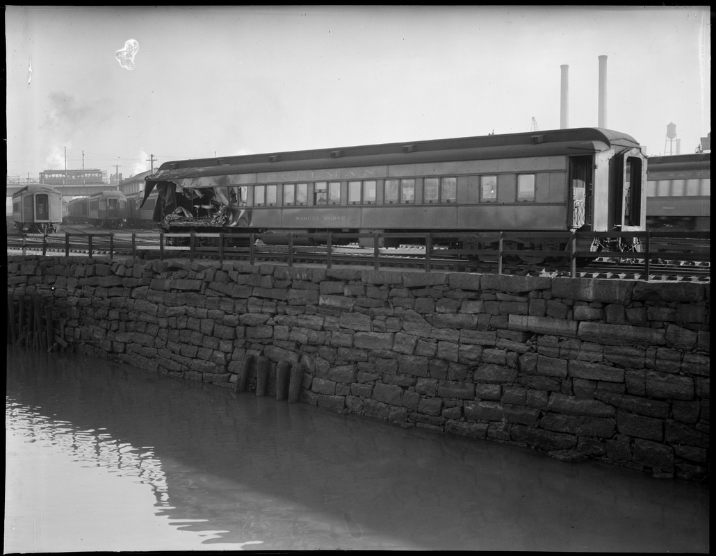 Pullman Standard Car Samuel Morse (Maybe on back of Fort Point Channel/Roxbury Canal, south of South Station, Boston).