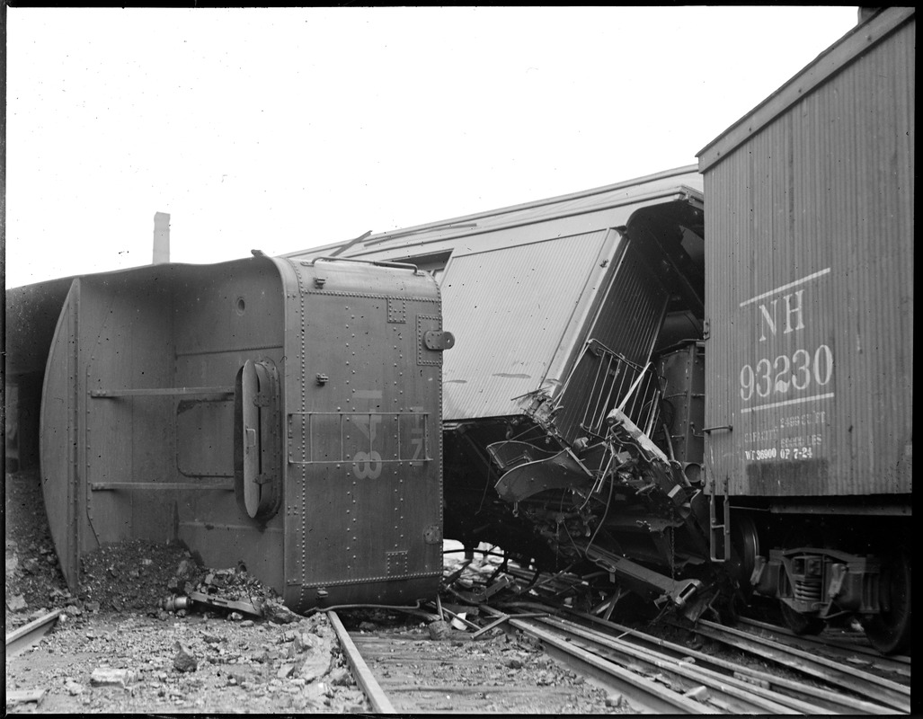 Train plowed through Stoughton Station