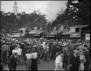 Locomotive crash at Brockton Fair