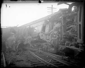 Train wreck Mansfield, Mass.