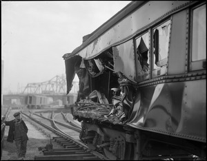Sleeper car wrecked - South Station
