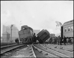 Boston & Albany R.R. tank locomotive No. 307. South Station