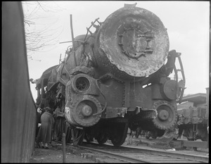Locomotive wreck at Mansfield