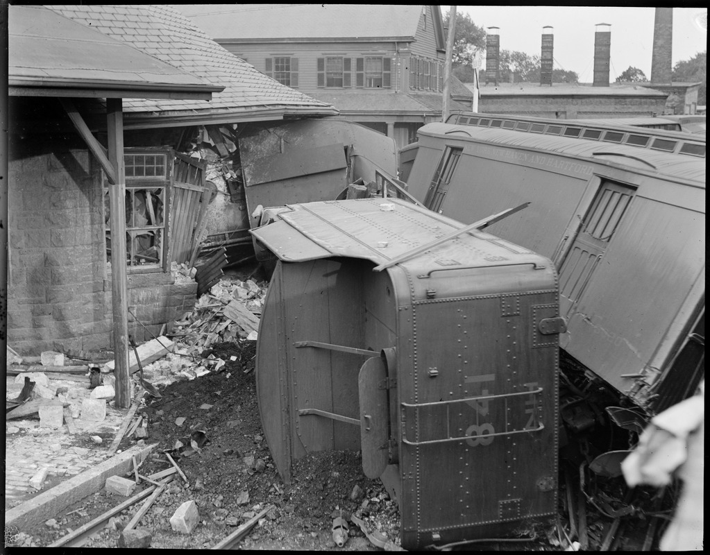 Train wreck in Stoughton