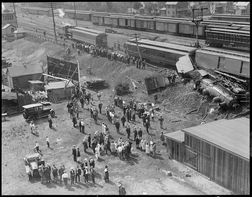 Train wreck at Readville