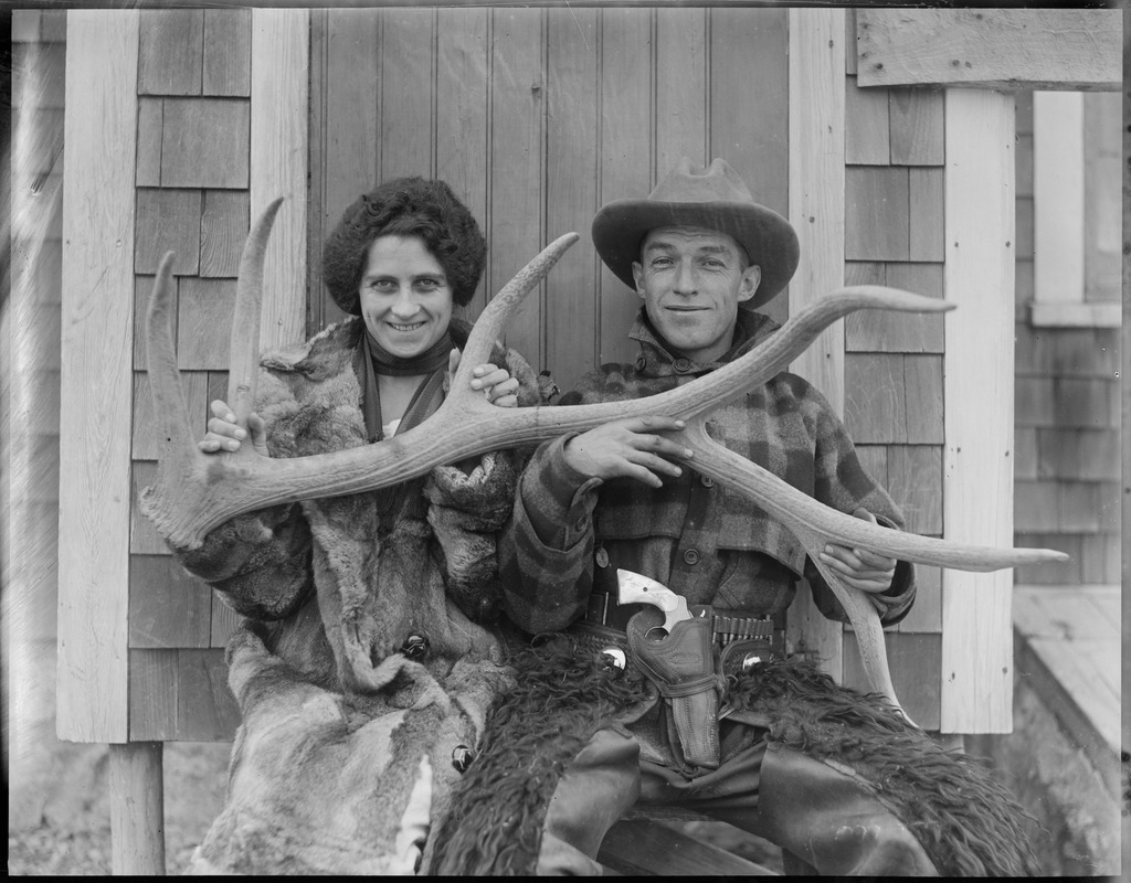 Mr. & Mrs. Percy Jones, Elk Ranch, Middleborough