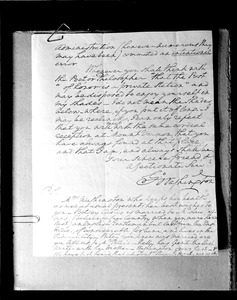 Letter by George Washington