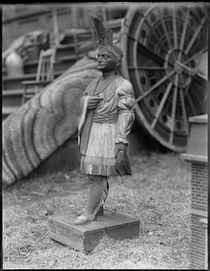 Small carved Indian