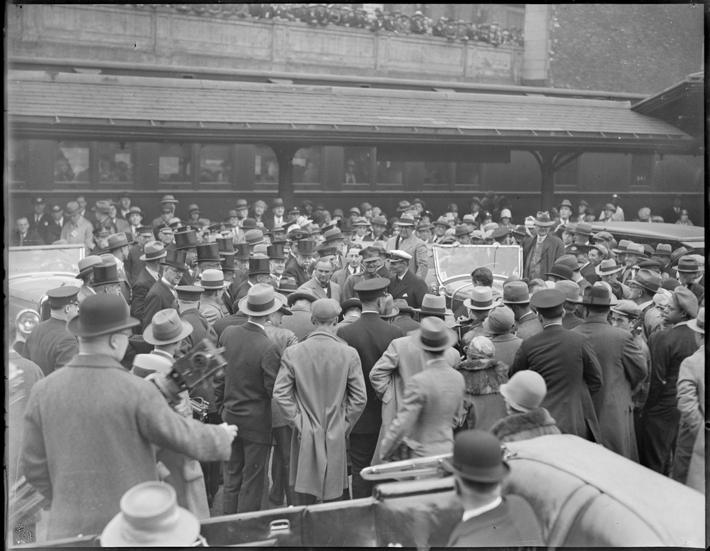 German fliers, Boston - Back Bay Station