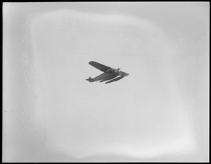 Fokker plane Friendship leaves Boston Harbor for Southampton, England. Amelia Earhart/Wilmer Stultz/Lew Gordon aboard