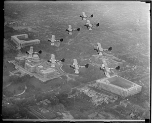 Navy torpedo planes over planes - Washington, D.C.