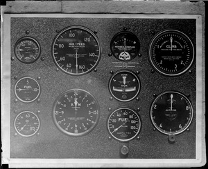 The control panel of the Spirit of St. Louis