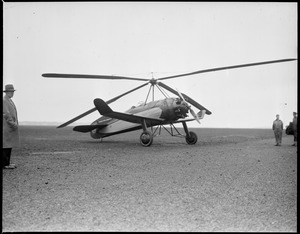 Autogyro Pitcairn, East Boston Airport