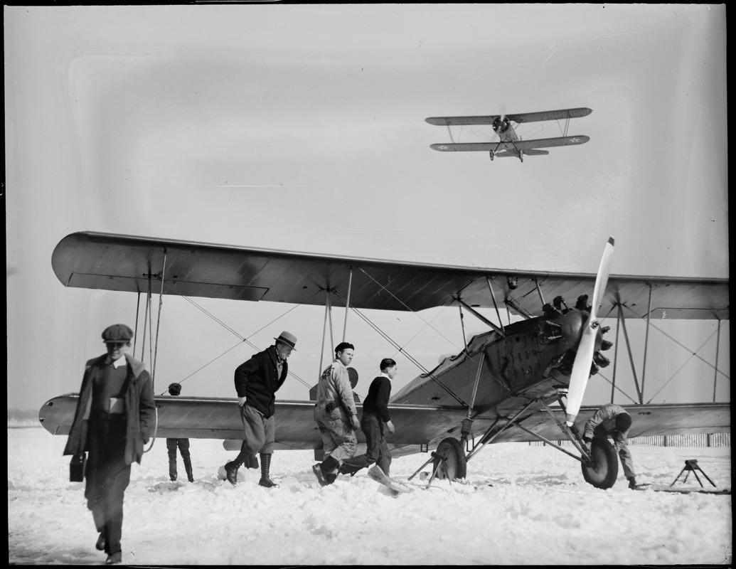 East Boston. National Guard in the air ground is Curtiss.