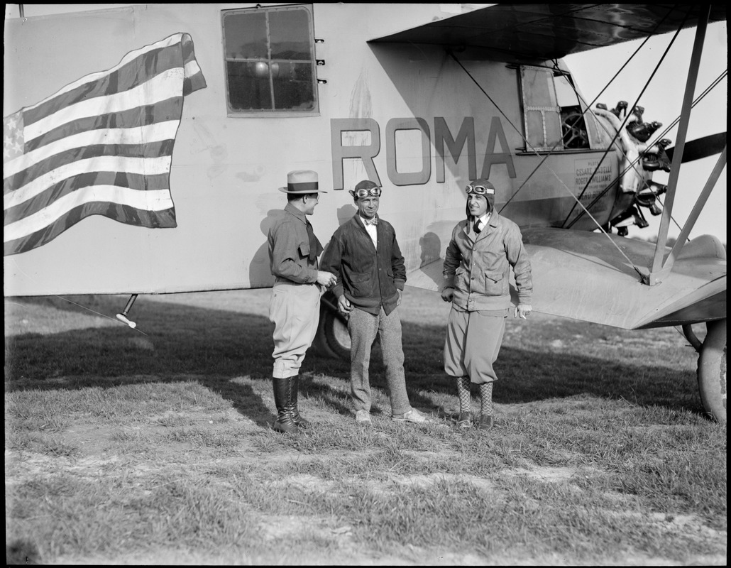 Plane Roma - Old Orchard Beach, ME - Dr Leon Pisculli, Cesare Sabelli, Piero Bonelli