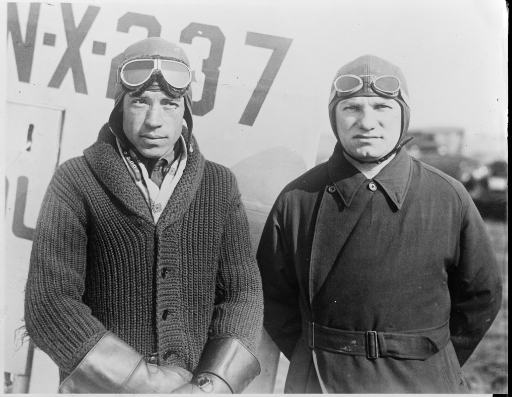 Stultz and Levine after returning from Havana in 1928