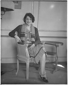 Ruth Elder - Boston. First woman to fly the Atlantic Ocean.