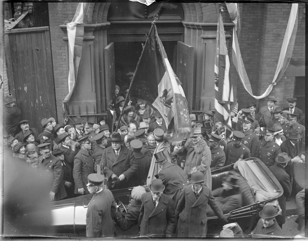 General Diaz - Italian General visits North End Boston